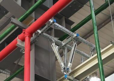 柘城该抗震支架的整体式支吊架结构协调性好
